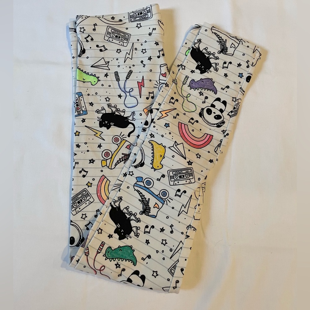 Girls Doodle Leggings